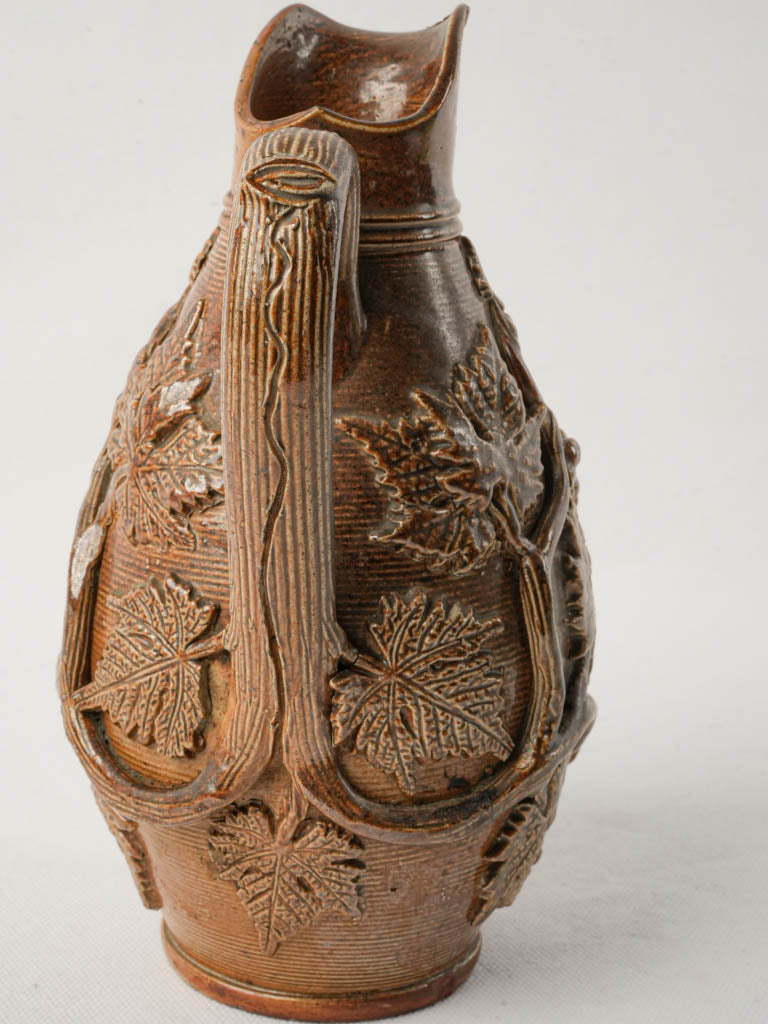 Elegant Alsace terracotta jug