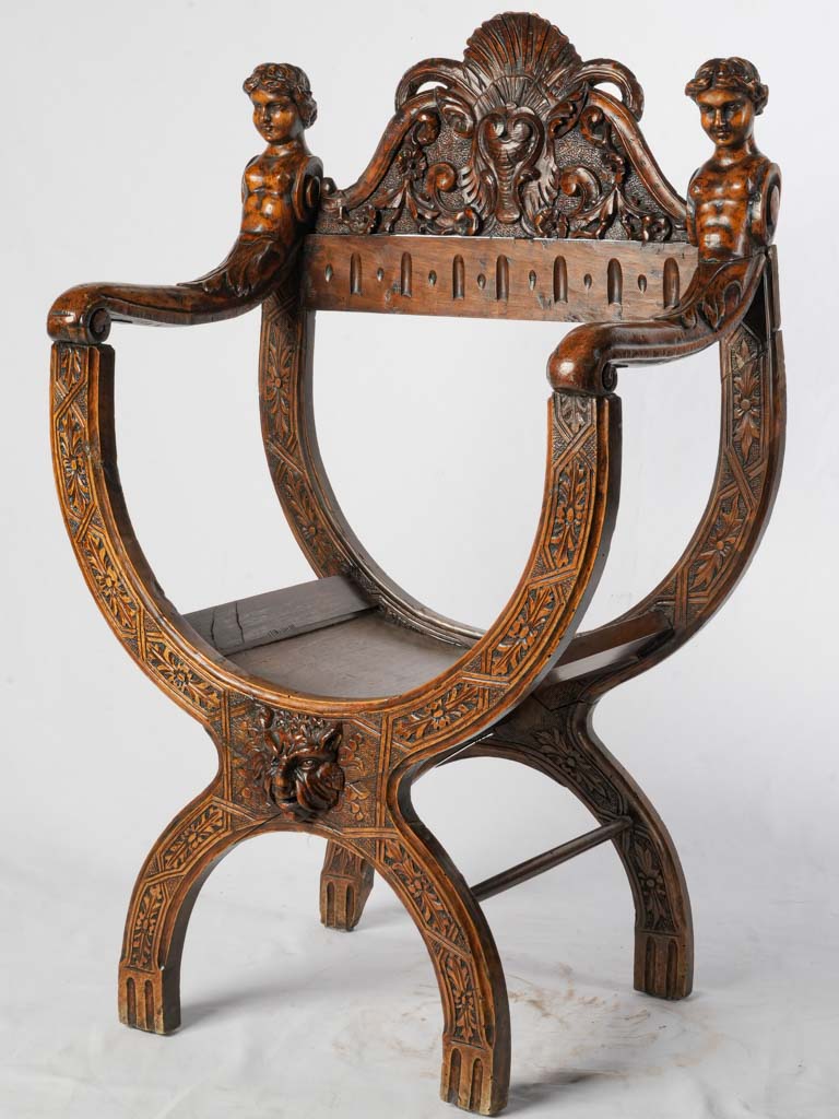 Antique Renaissance Revival armchair